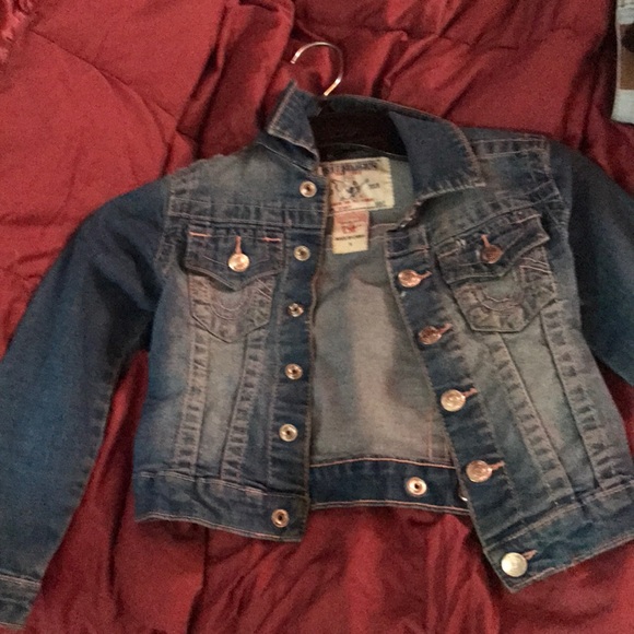 Like new kid girls true religion Jean jacket - Picture 2 of 3